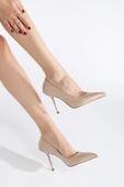 Dorethy Kadın Topuklu Ayakkabı Nude Cilt Stiletto thumbnail 4
