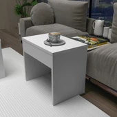 Arnetti Sartos 3'lü Zigonlu Modern Orta Sehpa Salon Sehpası, Beyaz - Sartos - 4