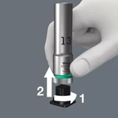 Wera B 1 Uzun 3/8" Lokma Takımı 05004545001 - 8