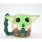 Porselen Baby Yoda Kupa Bardak - 1