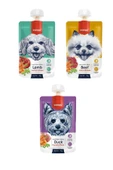 Wanpy 3 Çeşit Karma Taze Köpek Et Ezmesi 90 Gr. X 3 Adet - 1