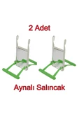 ŞAMPİYON Kuş Kafesi Aynalı Salıncak Aynalı Kuş Salıncağı Tüneği- 2 Adet - 2