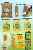 Jungle 12 Parça Muhabbet Kuşu Yem Vitamin Seti - 1