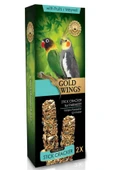 Gold Wings Premium Gwc Premium Paraket 2 Li Kraker Meyveli Sultan Papağanı Sevda Papağanı Krakeri - 1