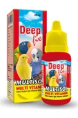 Deep Fix Multisol Kafes Kuşlari Için Multivitamin Takviyesi 30 ml - 1