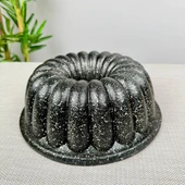 Girist Damla Döküm Granit Kek Kalıbı Siyah - 1