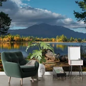 Göl ve Orman Manzara Duvar Kağıdı thumbnail 6