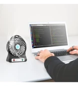 Blic 3 Vitesli Taşınabilir USB-A Çıkışlı Masaüstü Fan SQ2020 - 4