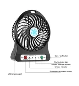 Blic 3 Vitesli Taşınabilir USB-A Çıkışlı Masaüstü Fan SQ2020 - 1