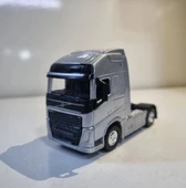 Gri Diecast Model Araç 9 Cm Volvo FH Metal Çekici Oyuncak Tır Kafa - 1