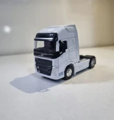 Beyaz Diecast Model Araç 9 Cm Volvo FH Metal Çekici Oyuncak Tır Kafa - 1