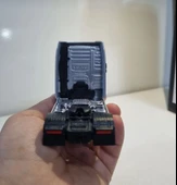 Gri Diecast Model Araç 9 Cm Volvo FH Metal Çekici Oyuncak Tır Kafa - 3