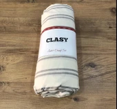Clasy Çift Kişilik %100 Pamuk Ranforce Lastikli Çarşaf + 2 Adet Yastık Kılıfı 160 x 200 - 4