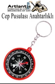 Pusula Anahtarlık Renkli 1 Adet Küçük Pusula Okul Deney Gezi Cep Pusulası Manyetik Pusula Plastik Öğrenci - 1