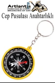 Pusula Anahtarlık Renkli 1 Adet Küçük Pusula Okul Deney Gezi Cep Pusulası Manyetik Pusula Plastik Öğrenci - 4