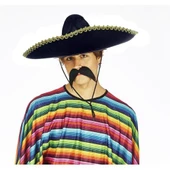Sombrero Meksika Şapkası Altın Şeritli Yetişkin Boy - 1