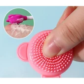 Silikon Yüz Temizleme Fırçası ve Maske Uygulama Spatulası - 4