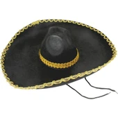 Sombrero Meksika Şapkası Altın Şeritli Yetişkin Boy - 2