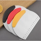 Paslanmaz Çelik Hamur Kesme ve Şekillendirme Spatulası - 5