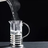 PASLANMAZ ÇELİK GÖVDELİ FRENCH PRESS KAHVE VE ÇAY DEMLEME APARATI - 2