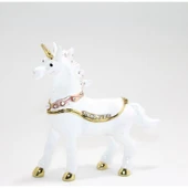 Swarovski Taşlı Tekli Unicorn Figürü - 1