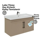 Creavit D20 Kapaklı Lavabo Dolabı Dafne - 3