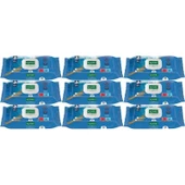 Komili Islak Havlu Mendil 90 Yaprak Okyanus Esintisi (9 Lu Set) Pratik Kapaklı (810 Yaprak) thumbnail 1