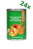 Tropik Meyveler Konservesi Şurup İçerisinde 425 gr. 24 Adet - 1
