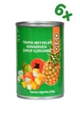 Tropik Meyveler Konservesi Şurup İçerisinde 425 gr. 6 Adet - 1