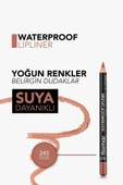 Suya Dayanıklı Dudak Kalemi (DOĞAL KOYU KAHVE) - Waterproof Lipliner - -245 Natural - 8690604567607 - 5