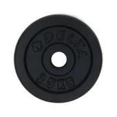 Delta 2,5 Kg x 2 Adet Dura-Strong Çiftli Siyah Döküm Plaka - 1