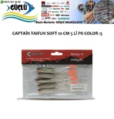 Levrek Turna Silikonu Captaın Taıfun Soft 10 Cm 5 Li Pk Renk :5 - 1