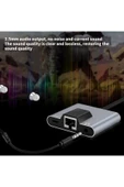 3 in 1 Lightning & Type-C Ethernet Adaptörü – RJ45, AUX, Şarj Desteği - 5