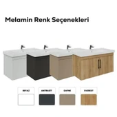 D20 Kapaklı Lavabo Dolabı Beyaz - 4