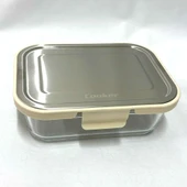 Cooker CKR3488 Cam Saklama Kabı 1000 ml Krem - 1