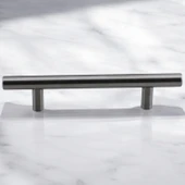 İnox Metal Mobilya Mutfak Çekmece Dolap Dolabı Kulbu Kulpu Kulpları (96 mm - 9.6 cm) thumbnail 4