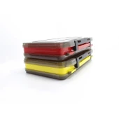 Captain 7224 Sarı Sahte Balık Kutusu 14 Gözlü 19X11x3.5Cm - 3