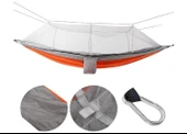 Hamak 7410 Fileli Ve Cibinlikli Pro Hamak 190X70cm Turuncu-Gri - 3