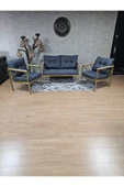 Gold Boyalı Bahçe Koltuk Takımı - Füme Döşeme, Balkon - Mutfak Çay Seti Takımı Bahçe Koltuk Takımı - 5