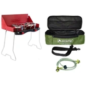 Orcamp Katlanabilir Kamp Ocak İkili (Çantalı Adaptör Setli) K-629 3267 thumbnail 1