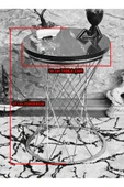 Krom Kaplama Pota 34 cm Suntalem Tablalı  Sehpa -  Atlas Çam Suntalem Sehpa - Ahşap Sehpa - Zigon Sehpa - 2