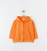 uğurböceğiçocuk Tiffany Oversize Eşofman Theme Çocuk Kapşonlu Fermuarlı Hırka 27116 - 4