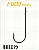 FUDO 6111 WORM SSB2 NO:1/0 BLACK NIKEL 6P thumbnail 2