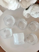 Linanware 6'lı Viski/kokteyl Tasarım Cam/dışı Silikon Kaplı Bardak 200 ml DSG-13 thumbnail 4