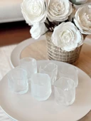 Linanware 6'lı Viski/kokteyl Tasarım Cam/dışı Silikon Kaplı Bardak 200 ml DSG-13 thumbnail 3