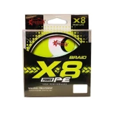 Captain X8 Power Pe İp Misina 0,22Mm 150Mt Lemon Yellow thumbnail 2