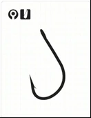 Fudo 4401 Maru Sode W/ Rıng Black Nıkel Olta İğnesi No:4 thumbnail 2