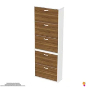 Modilayn VARBİ UMAY' 2 Li Asma Kapı Önü 72x193x26 cm’ lik 5 Düşer Kapak 10 Göz Bölme Ayakkabılık - 6