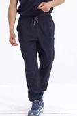 Brl Üniforma  MEDIZIP Tek Alt Jogger Likralı Unisex Cerrahi Pantolon Lacivert - 1
