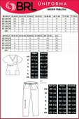 Brl Üniforma  Tek Alt Kargo Cepli Klasik Likralı Unisex Cerrahi Pantolon Lacivert - 7